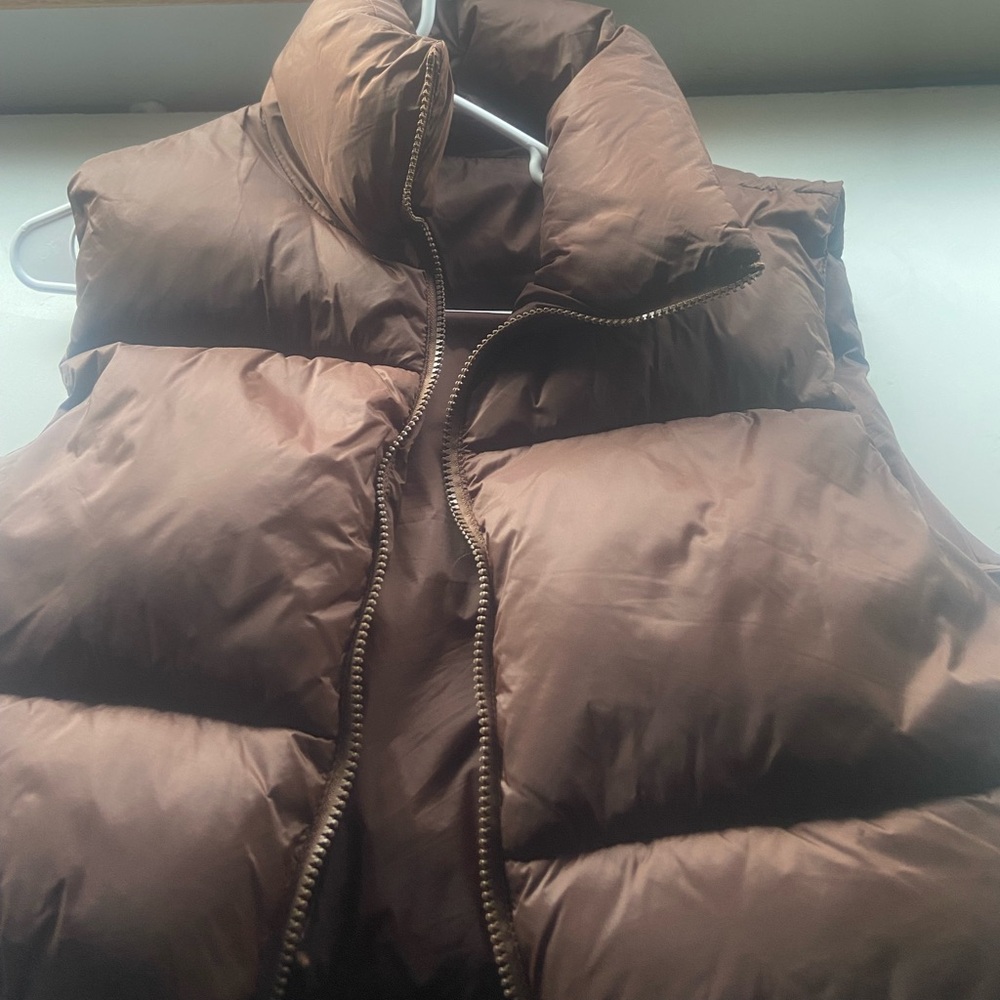 Brown vest 
Size S